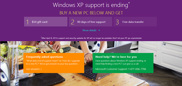 Microsoft 微软 美国在线商城 纪念XP win8产品特卖