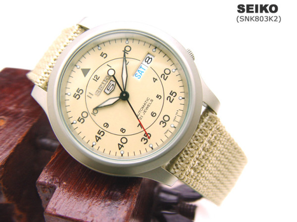 Seiko 精工5号 SNK803 男款 自动机械腕表