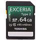 TOSHIBA 东芝 EXCERIA系列 Type 2型 SD存储卡（UHS-1、64GB、读95写60）