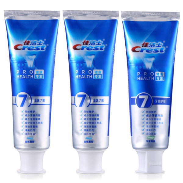 Crest 佳洁士 (全优7效牙膏 140克x2 + 护龈牙膏 140克)*2份