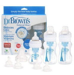 Dr Brown's 布朗博士 BL-432 初生婴儿 防胀气宽口奶瓶套装