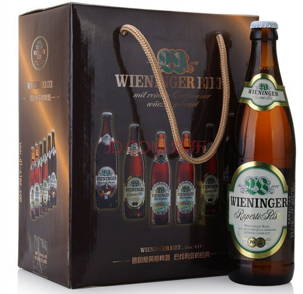 限华东华南等地:Wieninger 维英格 爽口干啤酒 500ml*6