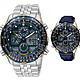  CITIZEN 西铁城 SKYHAWK 空中之鹰系列 BLUE ANGELS 蓝天使 JN0040-58L 男款腕表（光动能、加送蓝色真皮表带）　