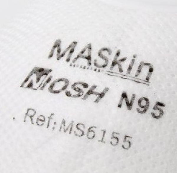 MASkin 615510 头戴式口罩 10只装(N95级，PM2.5，呼气阀)