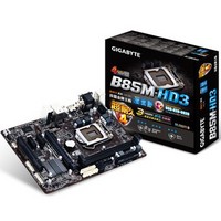 GIGABYTE 技嘉 B85M-HD3 主板（M-ATX、LGA 1150）