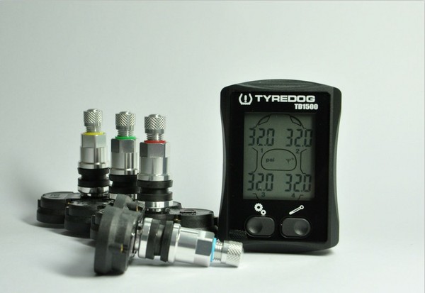 限华东：Tyredog TD1500A-I TPMS 无线胎压监测器（内置传感器*4、可换电池）