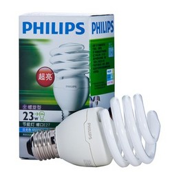 PHILIPS 飞利浦 全螺旋节能灯 23W/E27 日光色 4支装