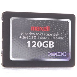 Maxell 麦克赛尔 X3000系列 SATA-3 固态硬盘 120G 2.5英寸