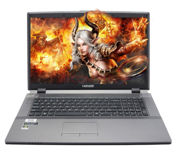 HASEE 神舟 战神 K760E-i7 D1 17.3寸游戏本(i7、8G、GTX860M、128G SSD+1T HDD、1080P)