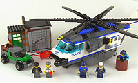 LEGO 乐高 城市组 警用巡查直升机 60046