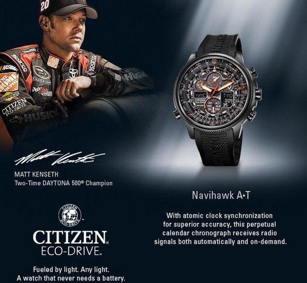 CITIZEN 西铁城 JY8035-04E Navihawk A-T 男款光动能腕表（5局电波、双显、计时）