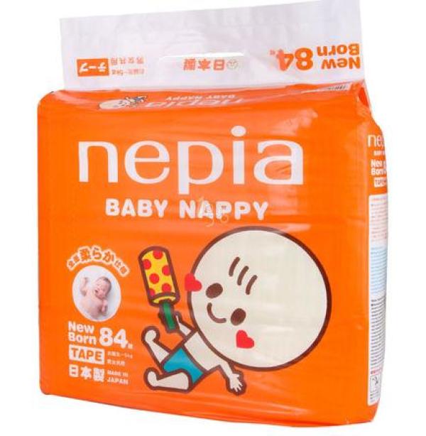 限华东华南:nepia 妮飘 纸尿裤男女通用 NB84片