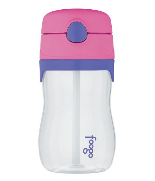 凑单品：THERMOS 膳魔师 Foogo系列 宝宝防漏吸管杯 粉色款（三段，325ml，美产）