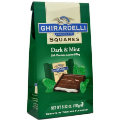 限华北:Ghirardelli 吉尔德利 薄荷夹心黑巧克力 151g