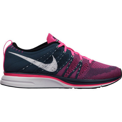 Nike Flyknit Trainer+ 轻量竞速型跑鞋 蓝白/蓝粉配色