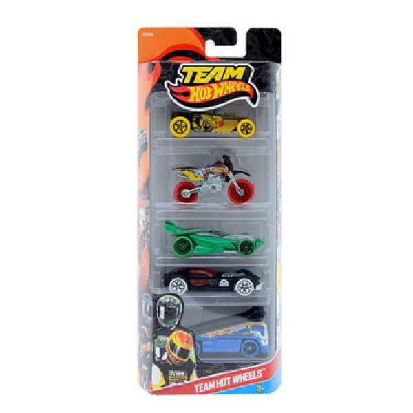 部分地区有货:Mattel 美泰 Hot Wheels 风火轮 W2638 车队五辆装