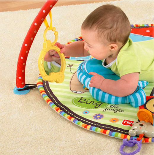 Fisher Price 费雪 Musical Mobile Gym T6339 声光健身器+陀螺*2