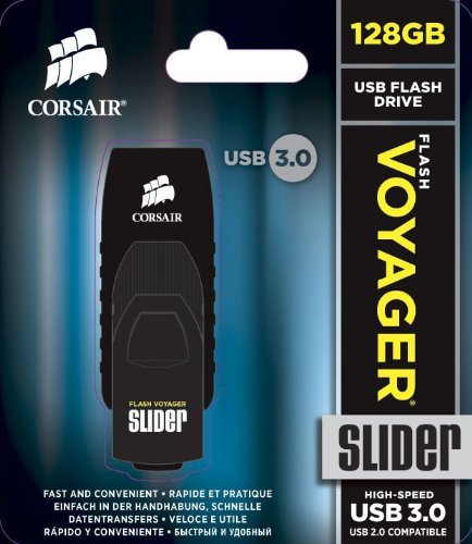 CORSAIR 海盗船 Flash Voyager Slider USB3.0 U盘 128GB