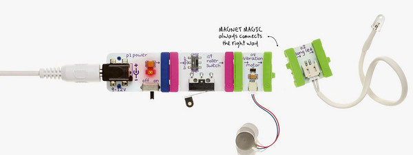 littleBits Base Kit 电子电路组合积木 基础版