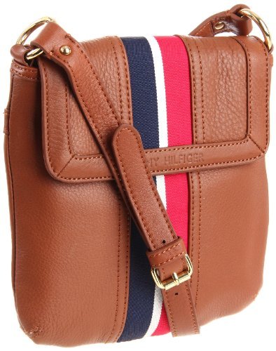 TOMMY HILFIGER 汤米·希尔费格 Signature Pebble Leather Cross Body 女士真皮小包