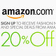 海淘券码：Amazon 美国亚马逊 服饰/鞋包/手表8折码