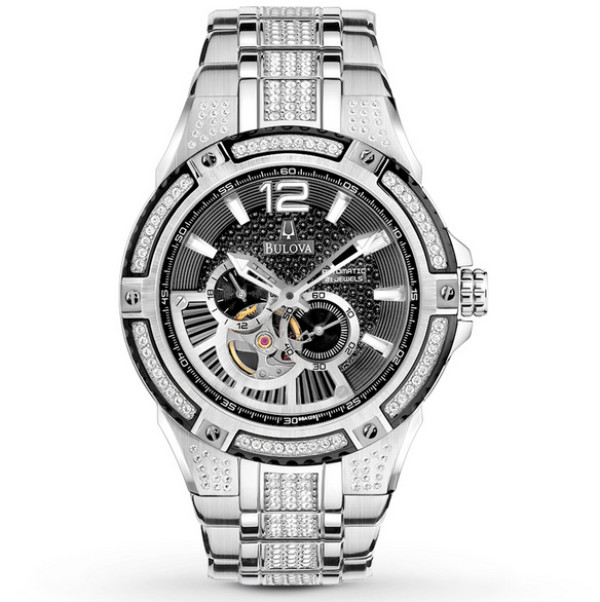 BULOVA 宝路华 BVA 98A128 男士自动机械腕表(21石、背透、透芯)