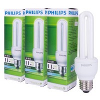 PHILIPS飞利浦 11WE27 标准型节能灯（日光色 3支装）