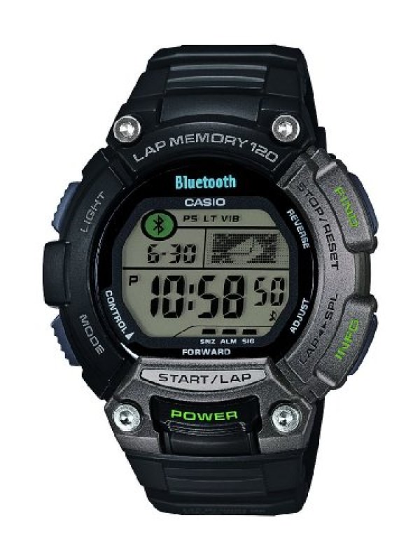 CASIO 卡西欧 STB-1000-1CF 蓝牙运动腕表(蓝牙4.0、2年续航、运动监测、信息提醒)