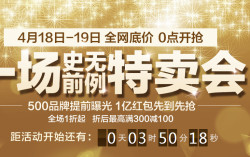 促销活动：唯品会 一场史无前例的特卖会