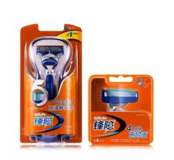 双重优惠：Gillette 吉列 锋隐 手动剃须刀（1刀架、5刀头）