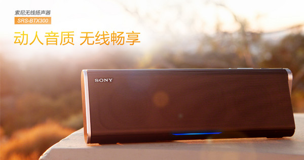 低于海淘：Sony 索尼 SRS-BTX300 便携无线音响（蓝牙、NFC、免提）黑色