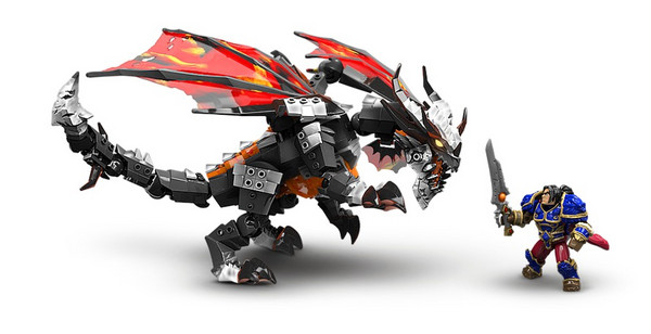 MEGA BLOKS 美家宝 魔兽世界 Deathwing's Stormwind Assault 暴风城大门 死亡之翼