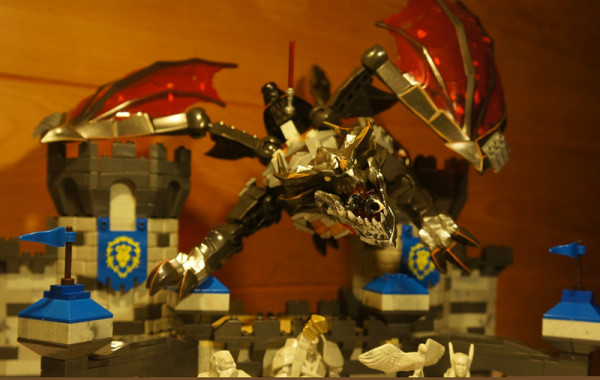 MEGA BLOKS 美家宝 魔兽世界 Deathwing's Stormwind Assault 暴风城大门 死亡之翼