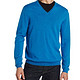 凑单品：Calvin Klein Sportswear Solid Merino V-Neck 男士V领羊毛衫