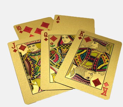 Trademark Poker 24K金扑克牌（红木盒装）