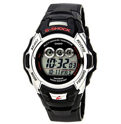 CASIO 卡西欧 GWM500A-1 G-Shock 男士运动腕表（6局电波、太阳能、200m防水）