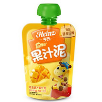 限华东：Heinz 亨氏 乐维滋 苹果香芒果汁泥120g*24袋