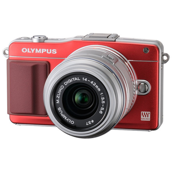OLYMPUS 奥林巴斯 E-PM2 单镜头套机(标配14-42镜头)红色