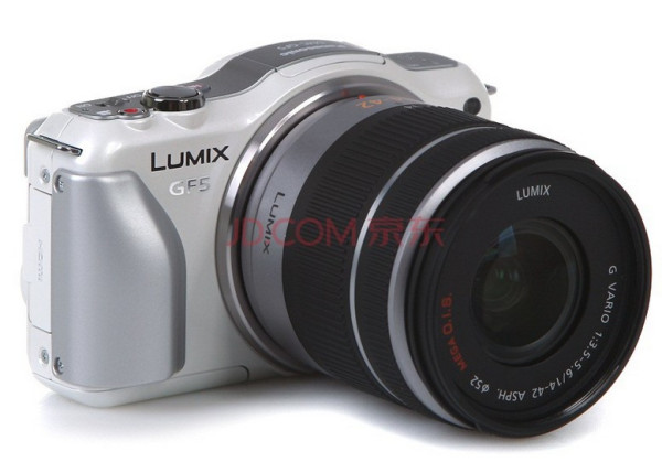 Panasonic 松下 DMC-GF5KGK 微单套机(14-42变焦头)白色款