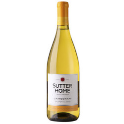 限华东：Sutter Home Chardonnay 舒特家族 霞多丽白葡萄酒 750ml*2瓶