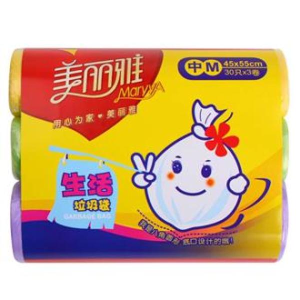 美丽雅生活垃圾袋三卷入45*55*3