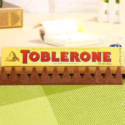 TOBLERONE 瑞士三角 牛奶巧克力含蜂蜜及巴旦木糖 100g*2条