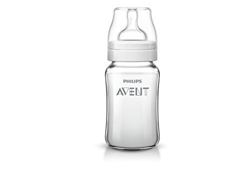 双重优惠:AVENT 新安怡 宽口径经典玻璃奶瓶8oz/240毫升*2