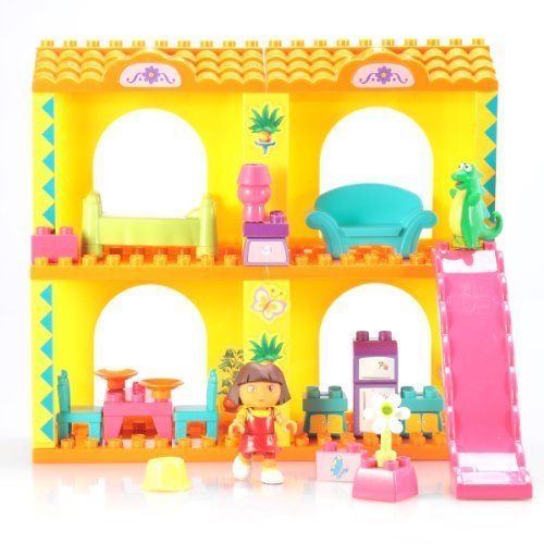 MEGA BLOKS 美高 DORA PLAYTIME 朵拉游戏历险 556082 3082+朵拉度假奇遇 556083 3083 