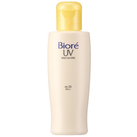 限区域：Biore 碧柔 SPF25PA++ 温和防晒乳液 140ml*3瓶