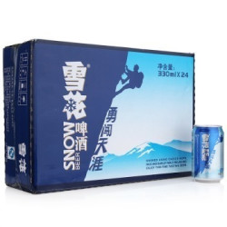 Snowbeer 雪花啤酒 勇闯天涯330ml*24听 *3件