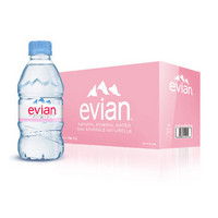 evian 依云 天然矿泉水 330ml*24瓶 *2件