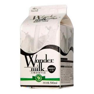 Wonder milk 万得妙 全脂鲜牛奶 500ml