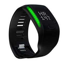 adidas 阿迪达斯 miCoach Fit Smart 智能心率手环 S码黑色