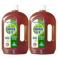 Dettol 滴露 消毒液1.8L+1.8L(双瓶装) *2 +凑单品